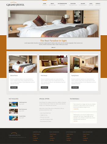 Giao diện website khách sạn đẹp nhất