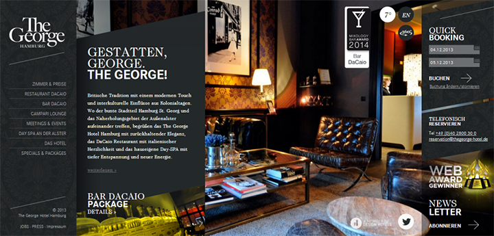 Mẫu website khách sạn đẹp