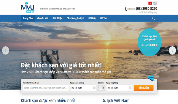 Xây dựng website du lịch khách sạn với các tính năng phù hợp