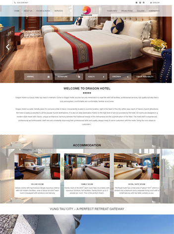 Tối giản trong thiết kế sẽ cải thiện tốc độ load trang web khách sạn