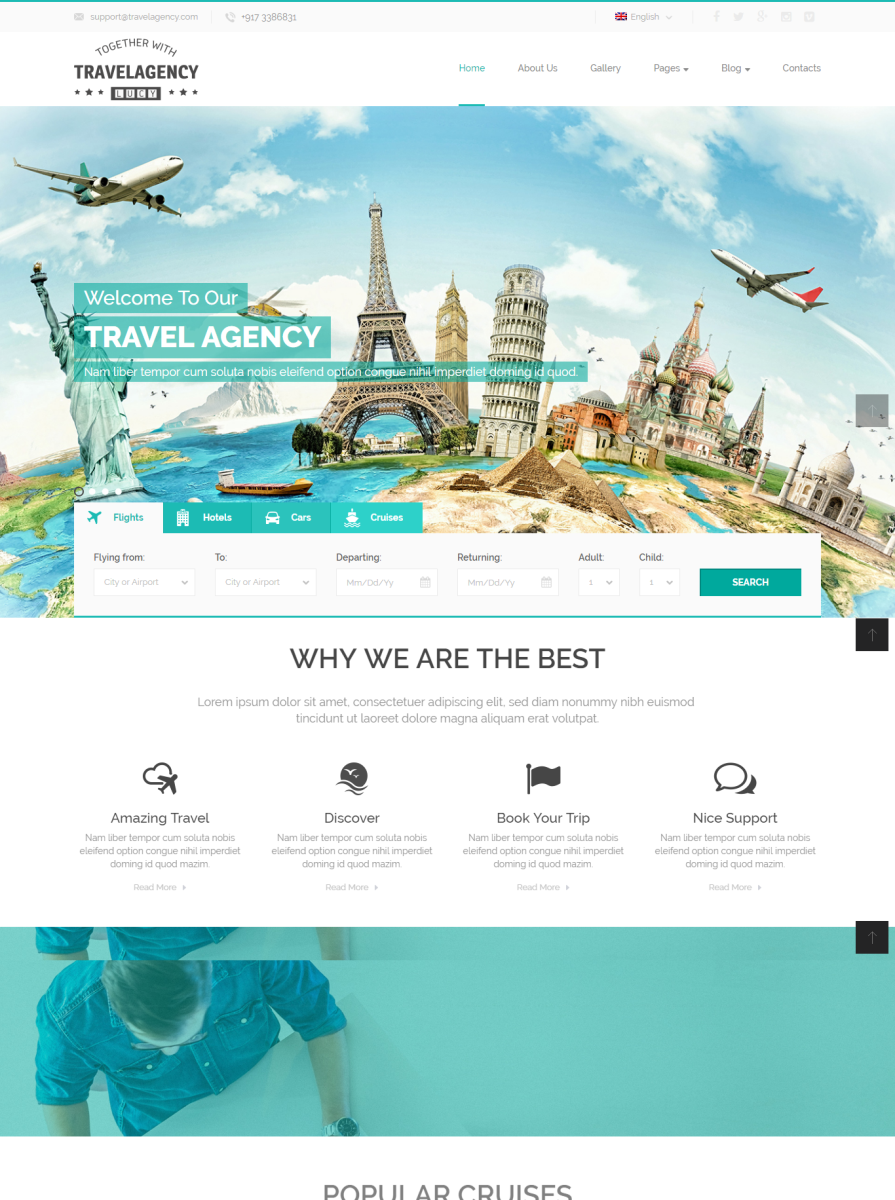 Website du thuyền cần có nhiều hình ảnh bắt mắt