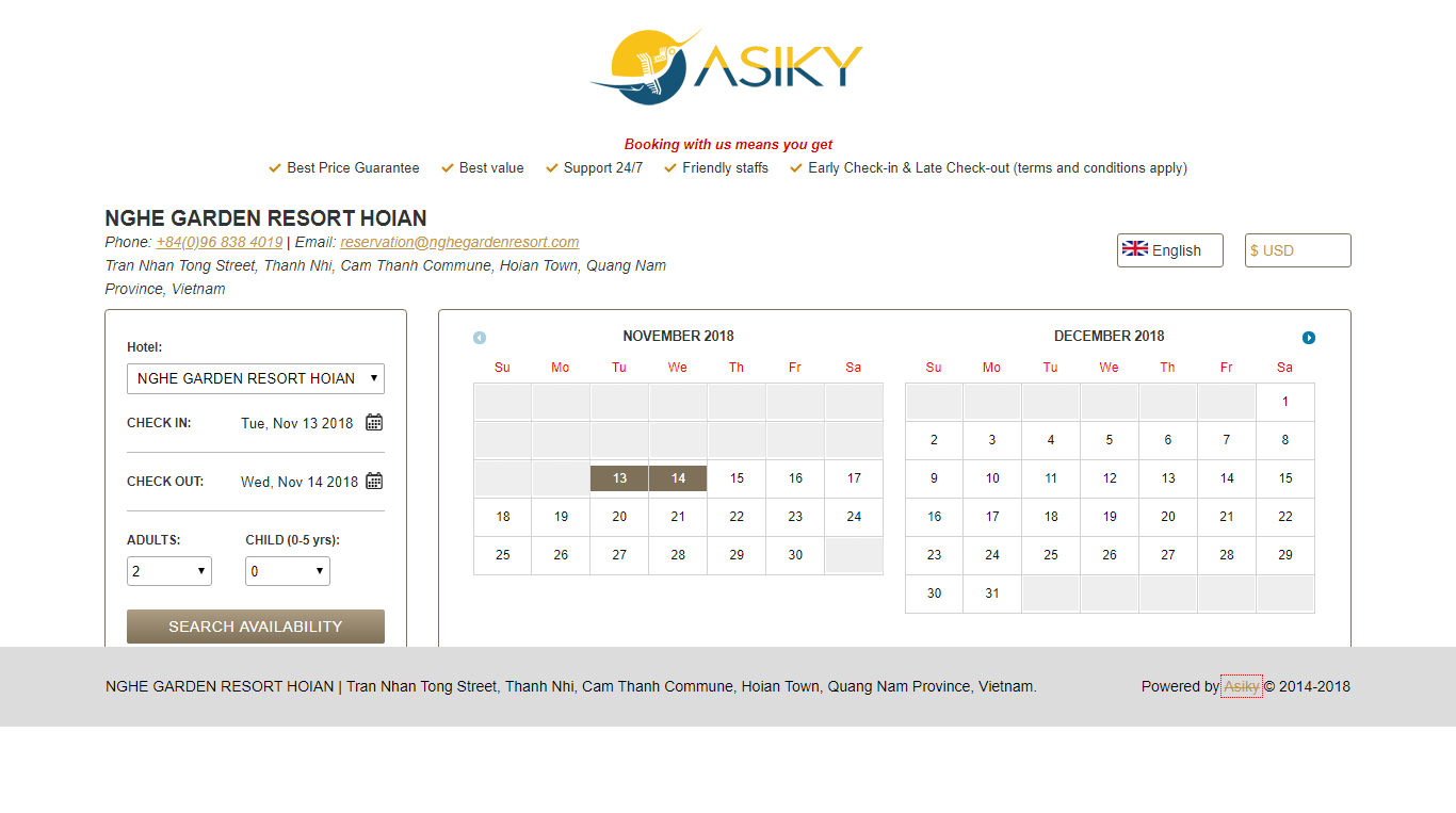 Phương thức hoạt động của Booking Engine