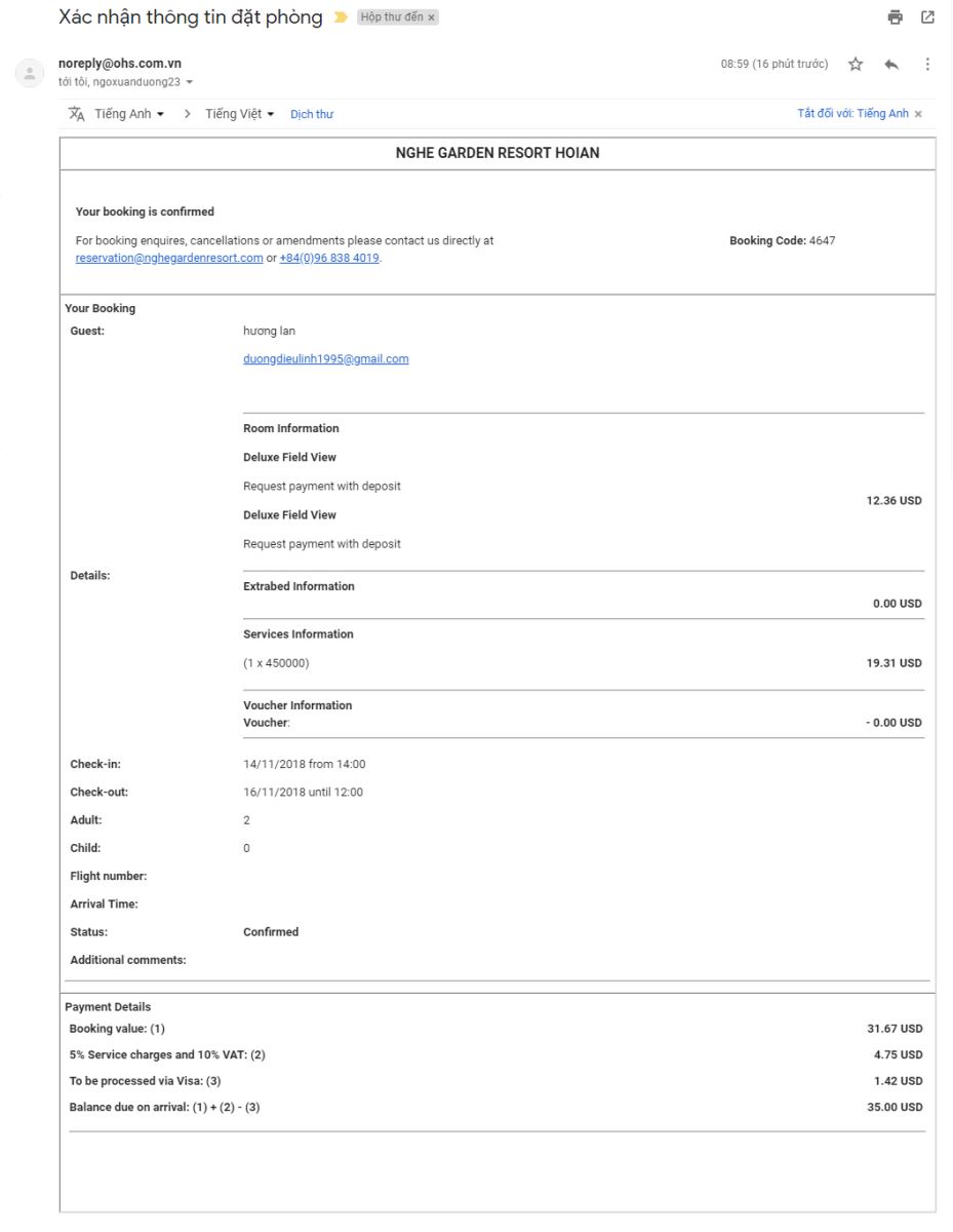 Phương thức hoạt động của Booking Engine