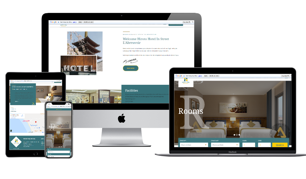 thiết kế website từ Webhotel