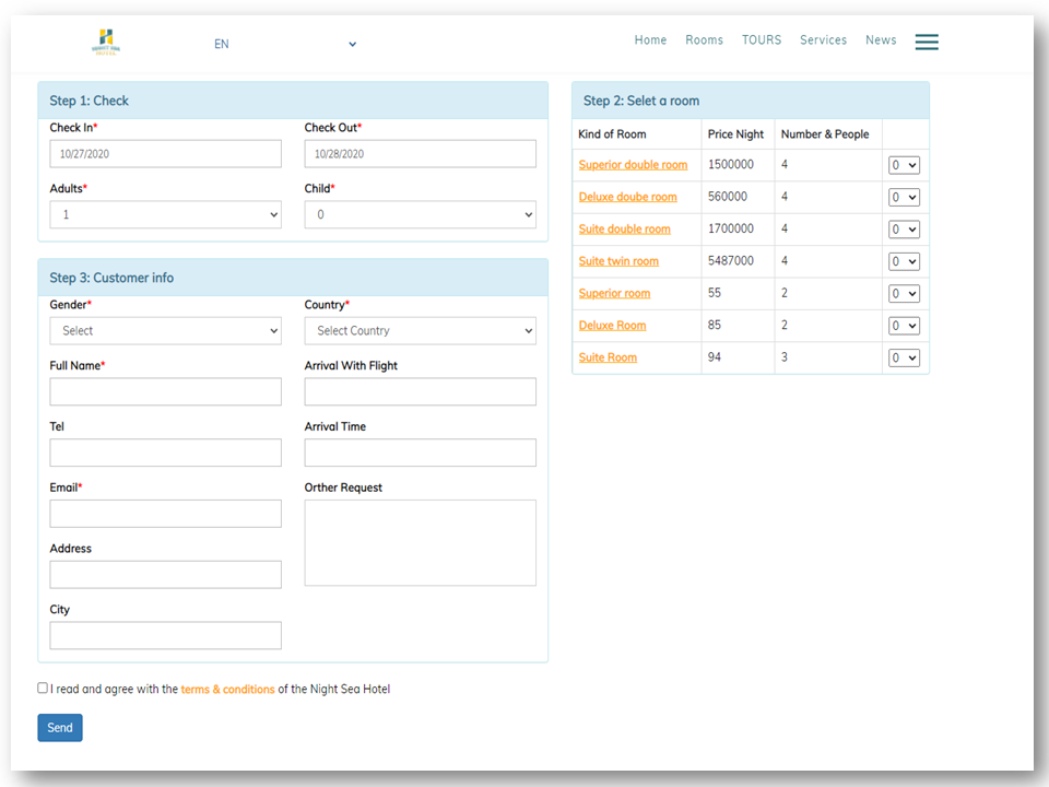 book phòng từ webhotel