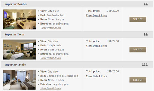 Quy trình đặt phòng chuyên nghiệp